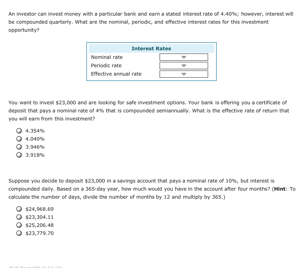 making money off of investment interest