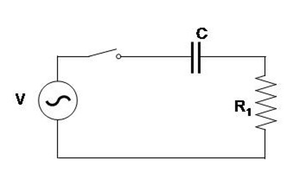 Solved RC Circuit In the circuit shown, the AC voltage | Chegg.com