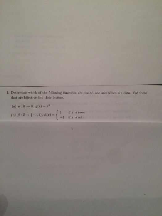 Solved Determine which of the following functions are | Chegg.com