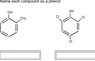 Name Each Pound As A Phenol Chegg 