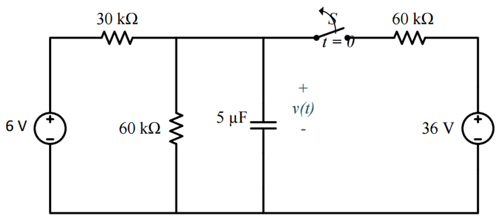 Solved The Circuit is at steady state before the switch S | Chegg.com