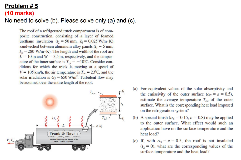 Solved Problem # 5 (10 Marks) No Need To Solve (b). Please | Chegg.com