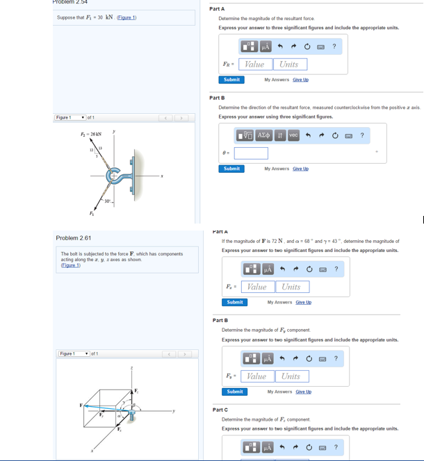 Solved Suppose that F_1 = 30 kN The bolt is subjected to