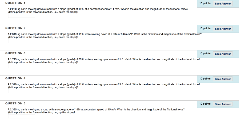 Solved QUESTION 6 10 points Save Answer A 1,669-kg car is | Chegg.com