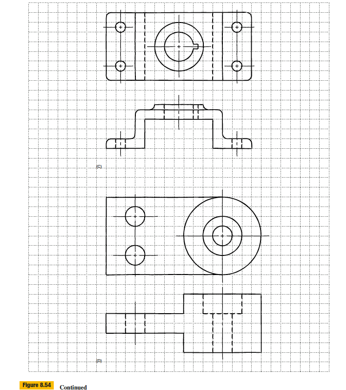 Solved Section view 1 - problem 8.1, figure 8.53 parts C and | Chegg.com