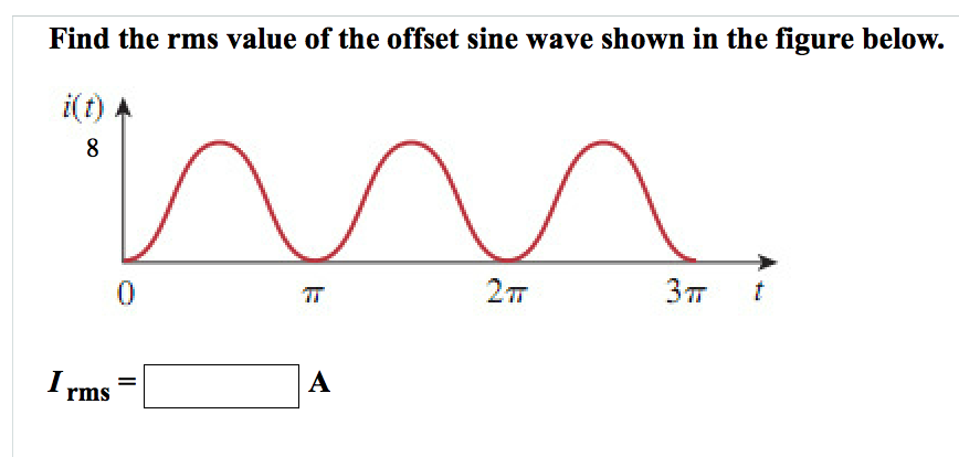 solved-find-the-rms-value-of-the-offset-sine-wave-shown-in-chegg