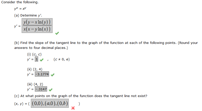 Solved Consider the following. (a) Determine y y(y- xIn(y)) | Chegg.com