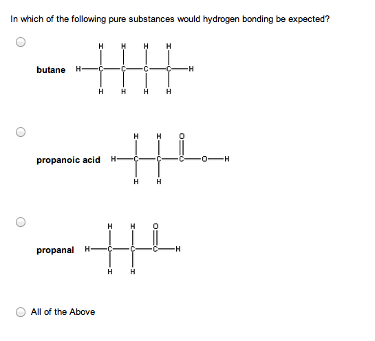 Solved In which of the following pure substances would | Chegg.com