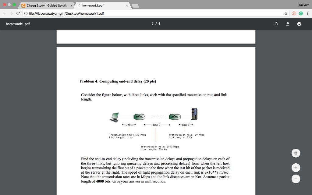 Solved C Chegg Study | Guided Solutior X Homework1.pdf | Chegg.com