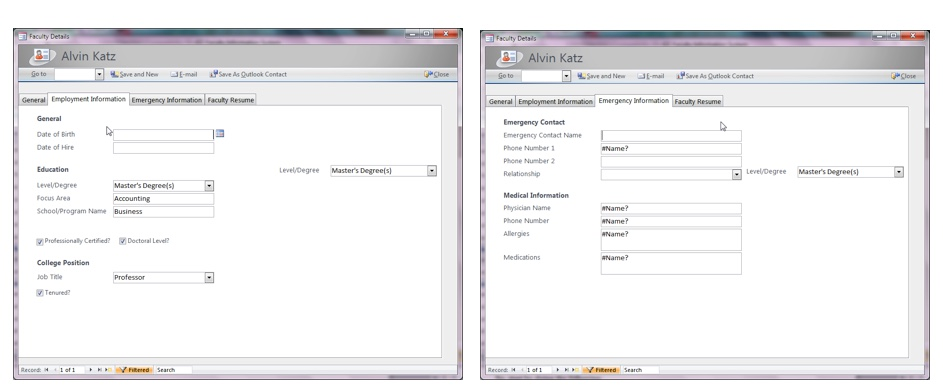 Develop a database using Microsoft Word or Excel with | Chegg.com