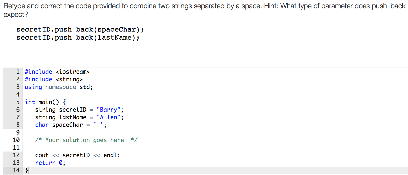 solved-retype-and-correct-the-code-provided-to-combine-two-chegg