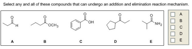 Solved Select any and all of these compounds that can | Chegg.com