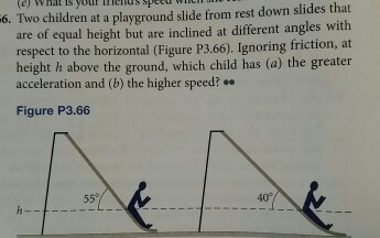 Solved (e) What is yout ensPeet 6. Two children at a | Chegg.com