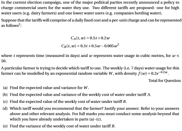 Solved In the current election campaign, one of the major | Chegg.com