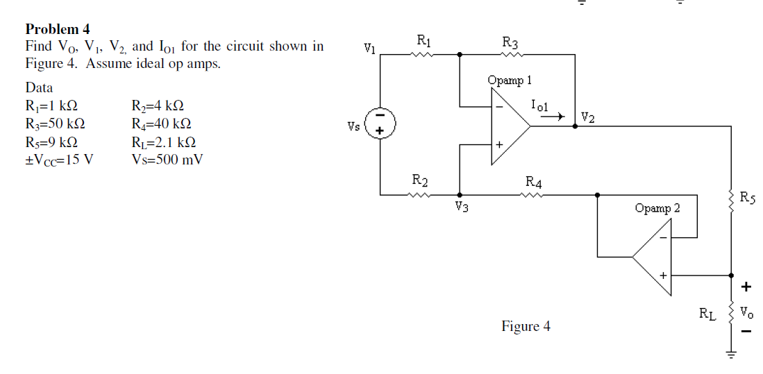 Find V0, V1, V2 and I01, for the circuit shown in | Chegg.com