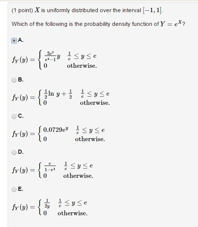 solved-x-is-uniformly-distributed-over-the-interval-1-1-chegg