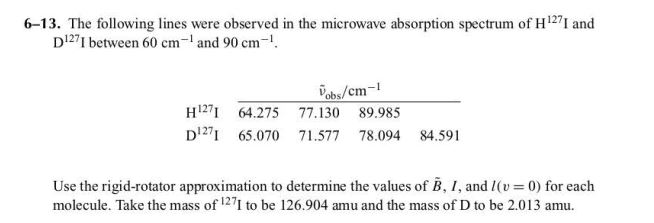 Solved The equilibrium internuclear distance of 127 is 160.4 | Chegg.com