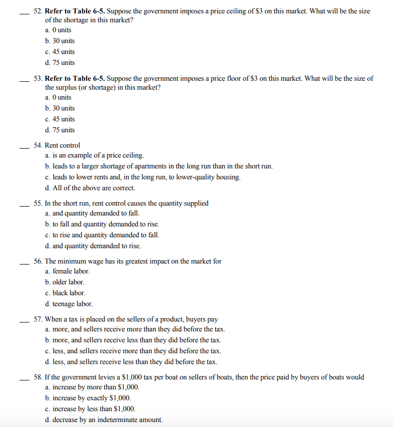 Solved PLEASE SHOW HOW EACH PROBLEM WAS SOLVED. FORMULA, | Chegg.com