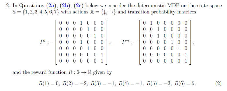 Markov Decision Processes (MDPs) have applications in | Chegg.com