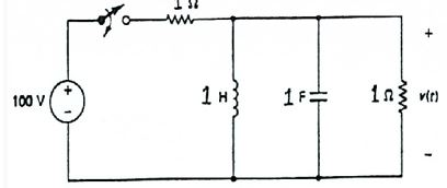 Solved What is the voltage v(t) in the circuit shown if the | Chegg.com