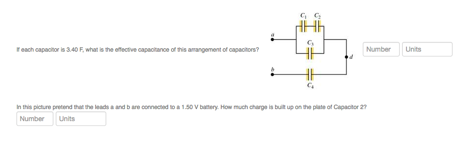 Solved Hh If Each Capacitor Is 3.40 F, What Is The Effective | Chegg.com