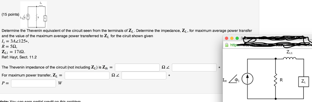Solved Determine the Thevenin equivalent of the circuit seen | Chegg.com