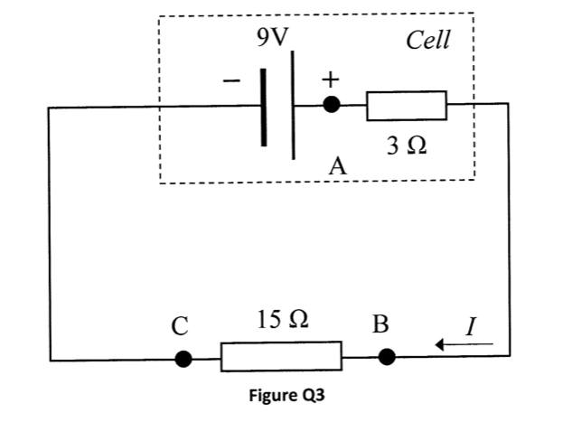 Solved As shown in Figure Q3, the internal voltage of a cell | Chegg.com