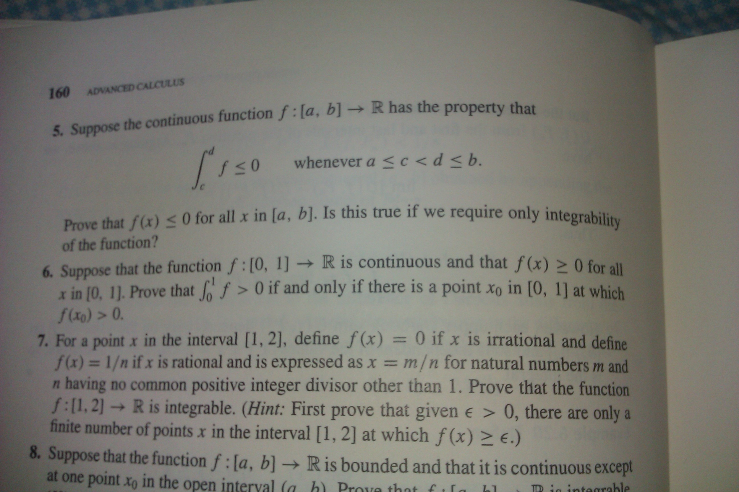 Solved Suppose The Continuous Function F :[a,b] Rightarrow R | Chegg.com