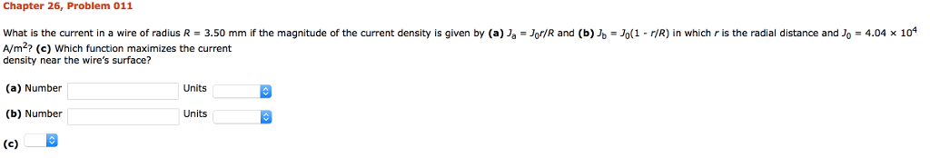 Solved Chapter 26, Problem 011 What is the current in a wire | Chegg.com