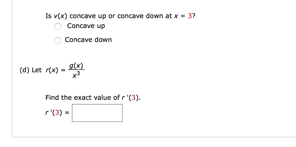 Solved Use The Values In The Table Below To Answer Each Of | Chegg.com