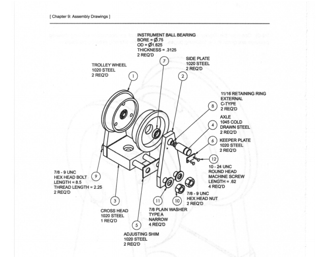 Solved Chapter 9: Assembly Drawings P9-2) Consider the | Chegg.com