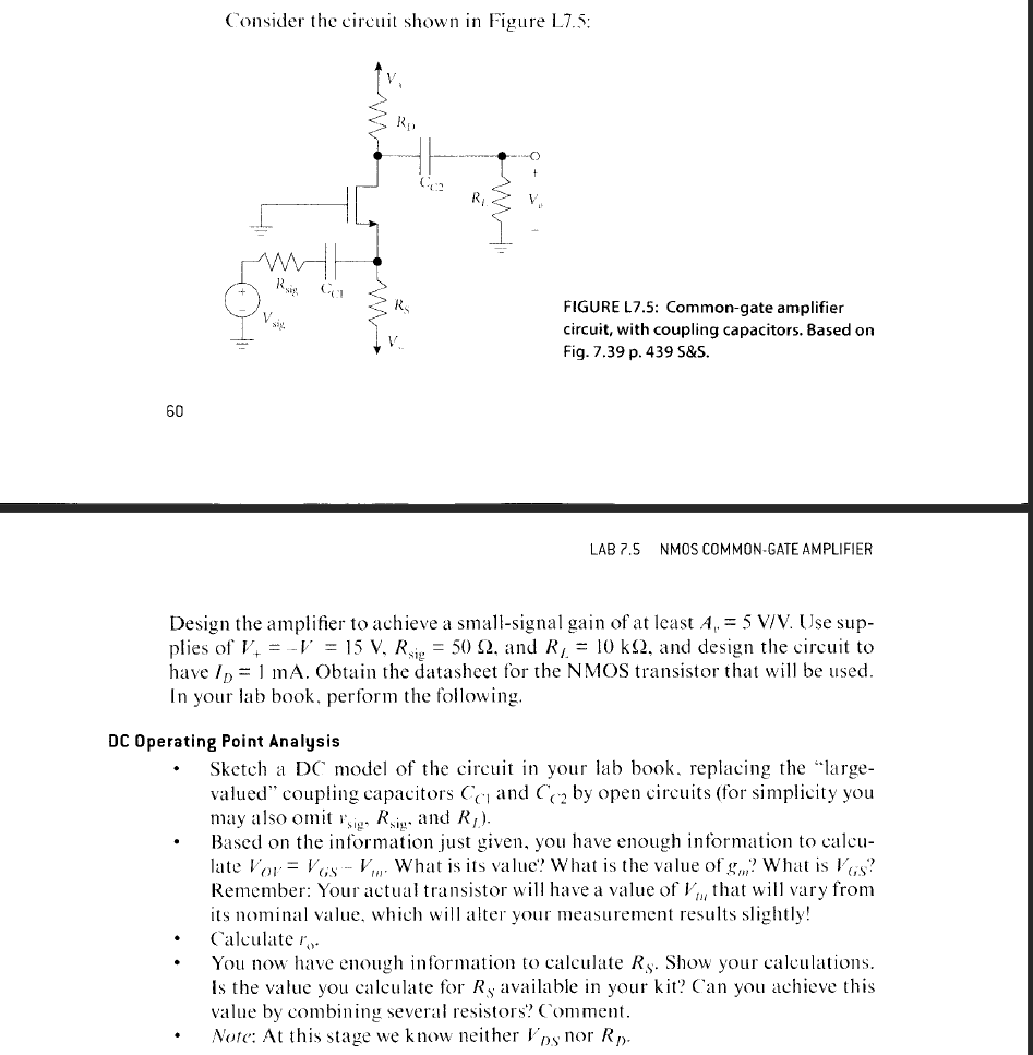 Solved Consider the circuit shown in Figure L7.5: FIGURE | Chegg.com