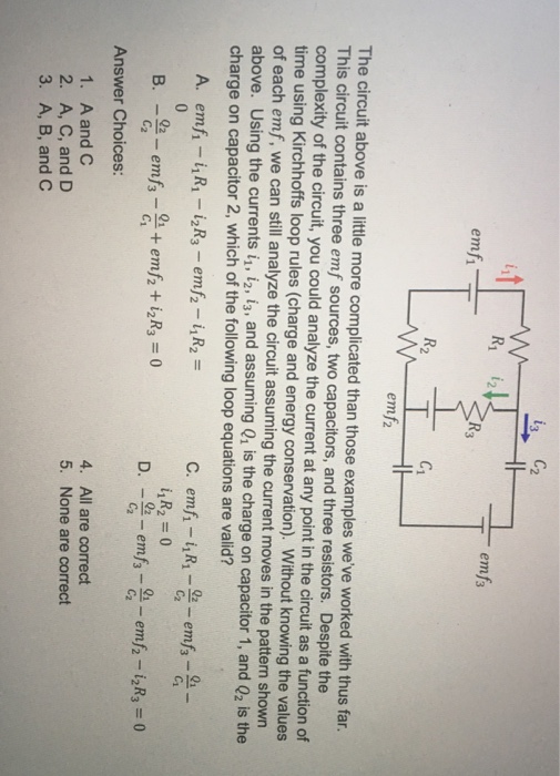 Solved The circuit above is a little more complicated than | Chegg.com