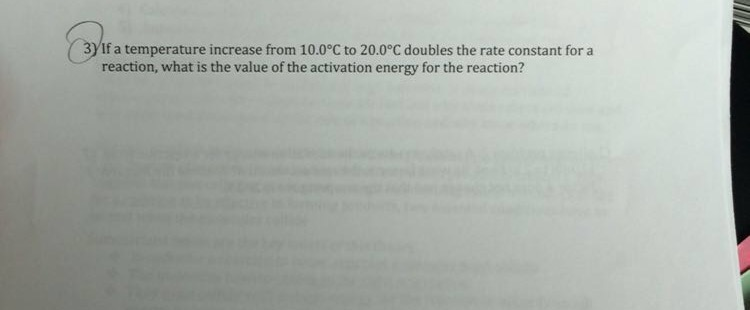 Solved If a temperature increase from 10.0 degree C to 20.0 | Chegg.com