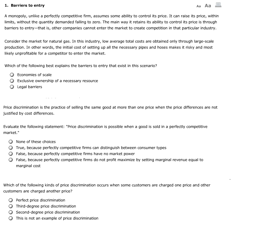 solved-barriers-to-entry-a-monopoly-unlike-a-perfectly-chegg