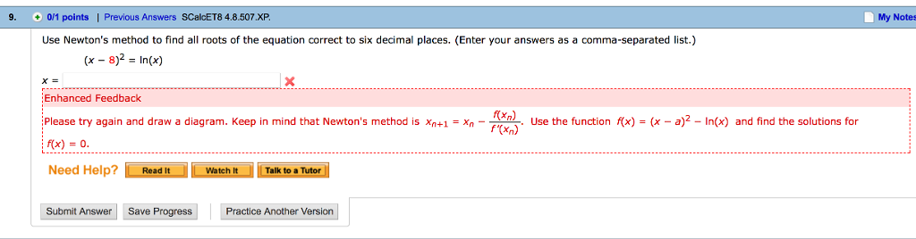 Solved Use Newtons Method To Find All Roots Of The Equation