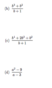 Solved Simplify B^3 + B^2/b + 1 B^4 + 2b^3 + B^2/b + 1 | Chegg.com