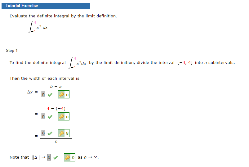 Solved Tutorial Exercise Evaluate The Definite Integral By 6027