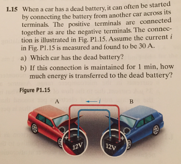 what is maintained across the terminals of a battery