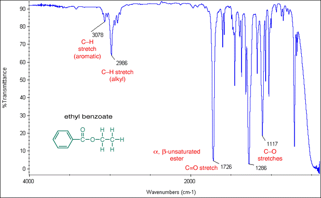 Solved That carbonyl stretch at 1726 cm-1 is approximately | Chegg.com