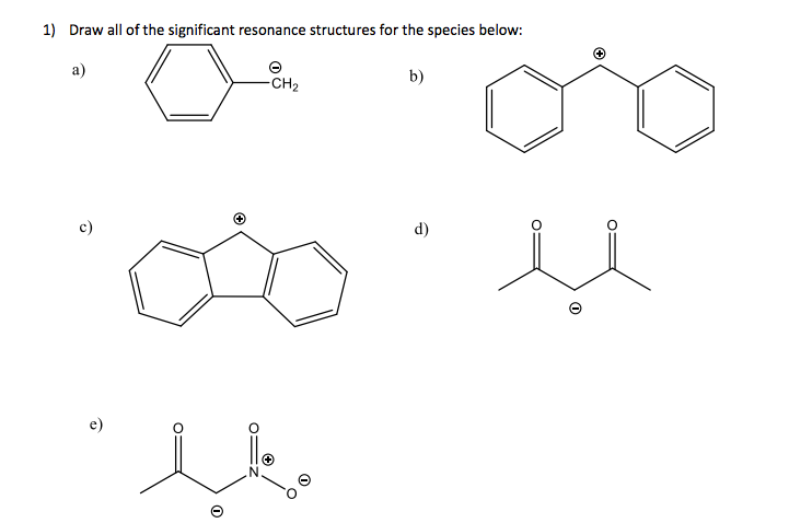 Solved Draw All Of The Significant Resonance Structures For 8119