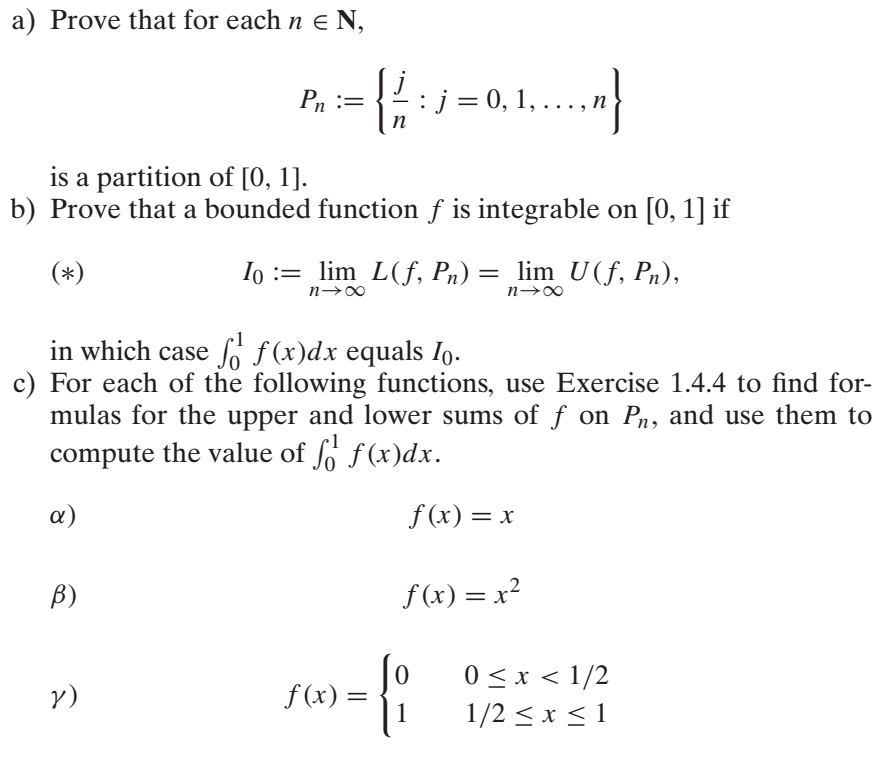 Solved A) Prove that for each n elementof N, P_n:= {j/n: j = | Chegg.com