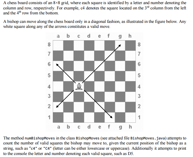 Solved A chess board consists of an 8x8 grid, where each | Chegg.com