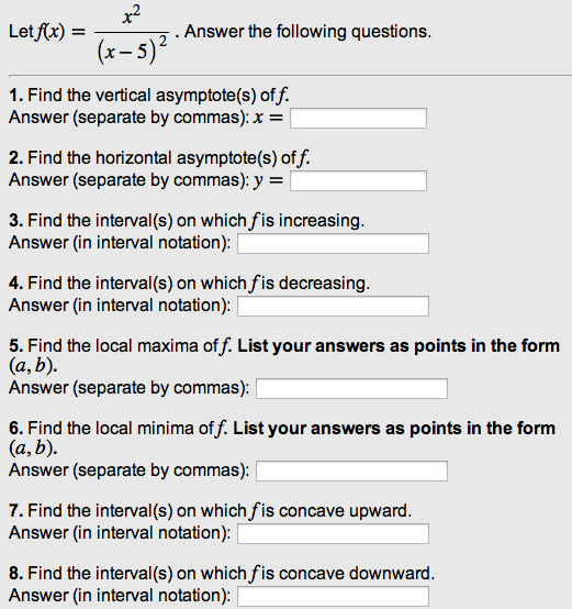 Solved Let F x x2 x 5 2 Answer The Following Chegg