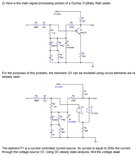 2) Here is the main signal processing section of a | Chegg.com