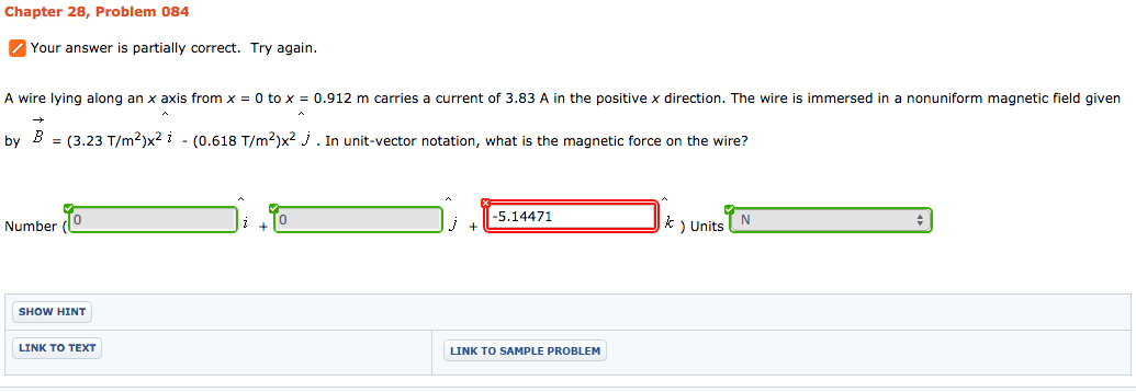 Solved A wire lying along an x axis from x = 0 to x = 0.912 | Chegg.com