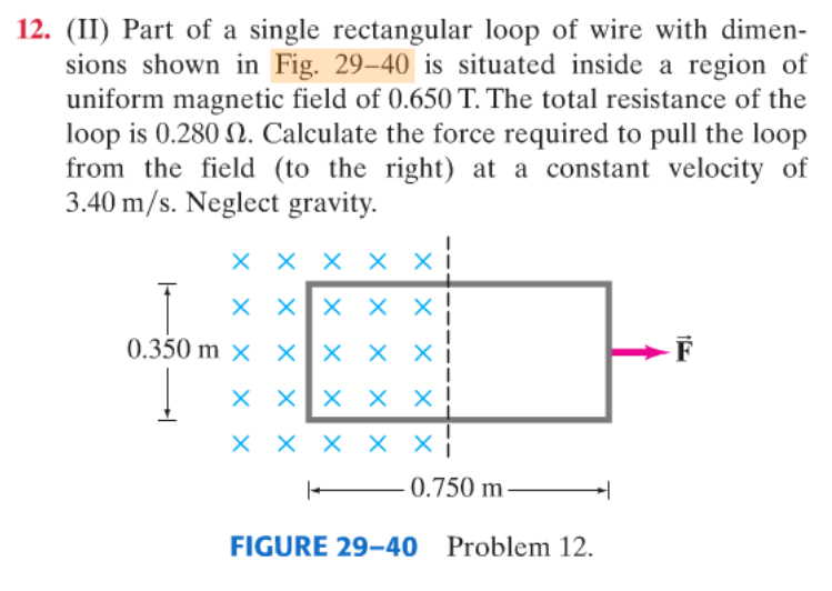 Solved 12 Ii Part Of A Single Rectangular Loop Of Wire Chegg Solved 12 Ii Part Of A Single Rectangular Loop Of Wire Chegg