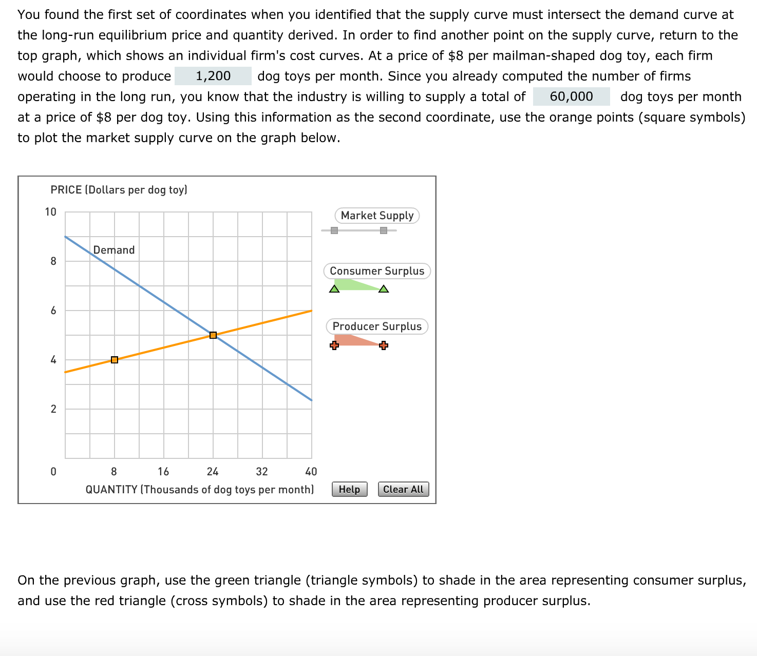 Solved 11. Consumer and producer surplus under perfect
