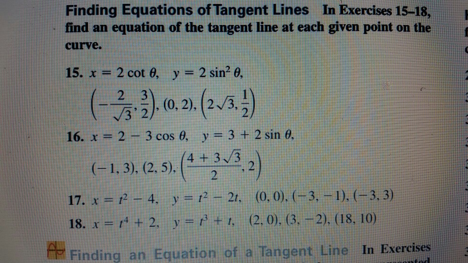 Find the equation of 2024 the tangent line