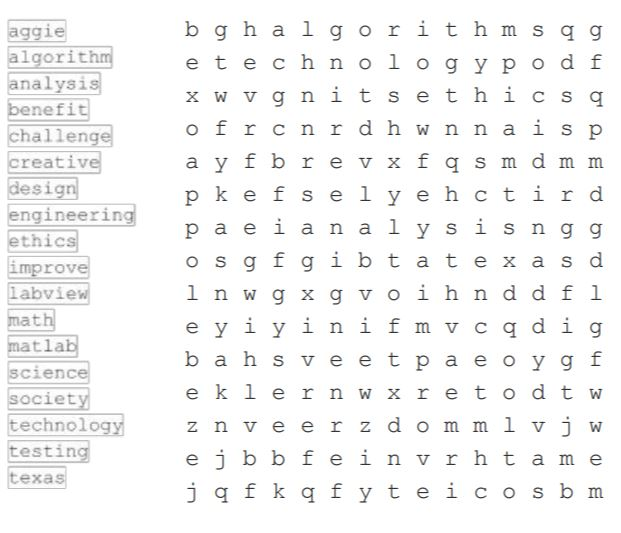 Word Search Puzzle Solver